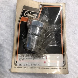 NOS Genuine Colony OEM Part Number 8863-1 Fork Tube Bolt - Mid 1985-up XL, FX - Picture 1 of 4