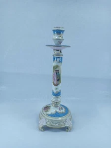 Antique Rare Meissen Porcelain Candle Holder Candlestick - Picture 1 of 11