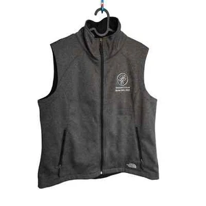 The North Face Women Vest Jacket Gray Winter 2 Pocket Size XL - Picture 1 of 10