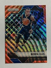 2016-17 Panini Prizm Basketball Monta Ellis Orange Wave Prizm /25 SP
