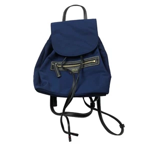 Frances Valentine New York Navy Blue & Black Backpack - Picture 1 of 7