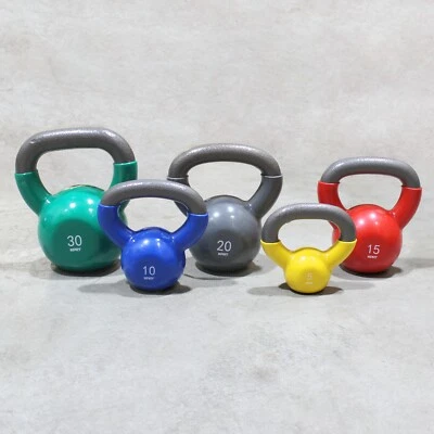 Kettlebells de vinilo de fitness XPRT de 5 a 50 libras y juegos Foto 1 de 4