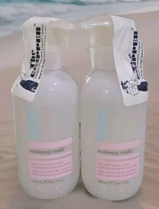(2) Pack Lot Bliss Makeup Melt Jelly Cleanser Dry/wet Skin-rose Flower 6.4oz - Picture 1 of 9