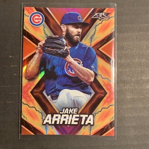 2017 Topps Fire - Red Flame #193 Jake Arrieta Cubs