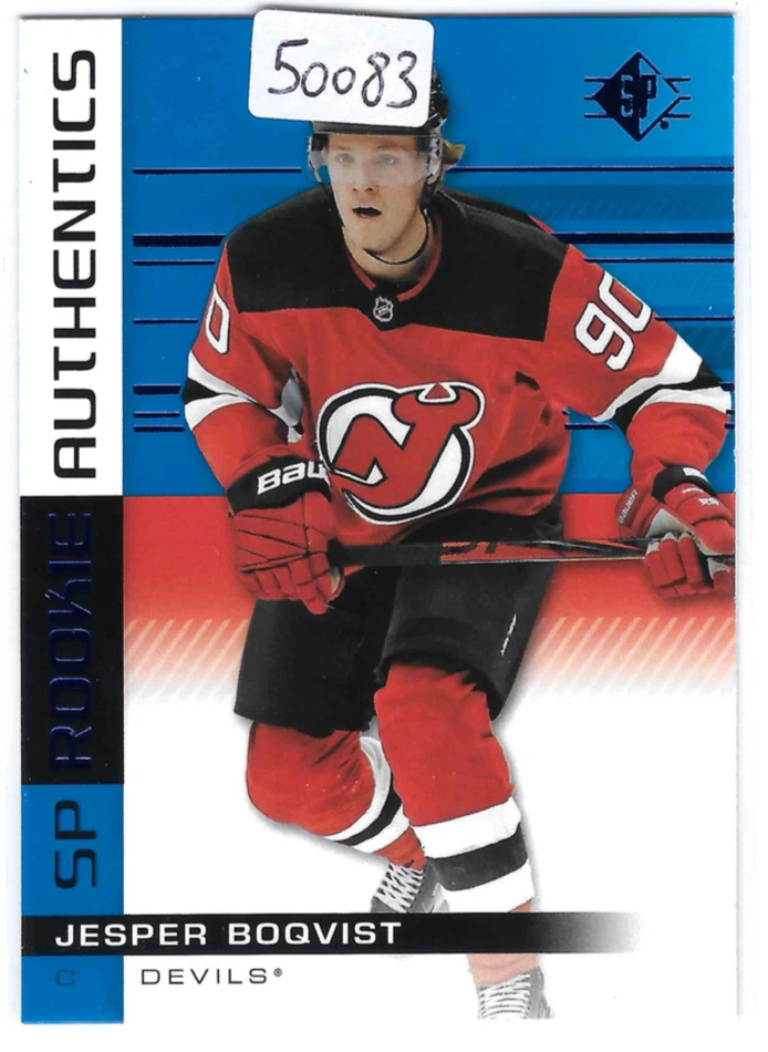 2019-20 SP Blue #112 Jesper Boqvist (ref 50083) - Image 1 of 1