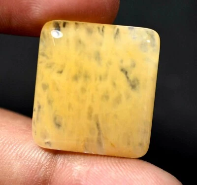 Rarest Semi Precious 29.35 Ct Natural Orange Aventurine Cabochon Quartz Gemstone - Image 1 of 4