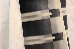 Via Mangoni Dress Neck tie 100% silk black, gray, silver, white
