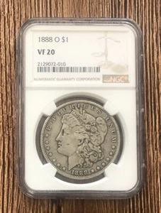 1888 O MORGAN SILVER DOLLAR $1 NGC VF 20 - Picture 1 of 4