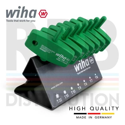 Wiha 25624 L-Key Torx Allen Key Work Bench Stand 7pcs Flag Handle T6 To T20 - Image 1 of 4