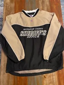Buchanan County Missouri Sheriff Mens Adult XL Pullover Jacket Windbreaker - Picture 1 of 8