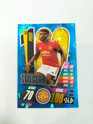Paul Pogba 100 CLUB TOPPS Champions League 2020 / 2021 - Photo 1/2