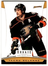 2012-13 Panini Rookie Anthology Teemu Selanne #21 Anaheim Ducks