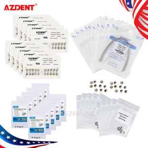 Dental Brackets Braces /Lingual Button Round Base/Round Arch wires/Buccal Tubes - Picture 1 of 22