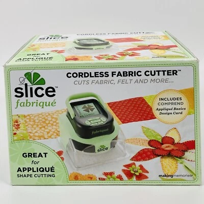 SLICE FABRIQUE CORDLESS FABRIC CUTTER CUTS FELT & MORE W/ COMPREND SHAPE CUTTER - Image 1 of 4