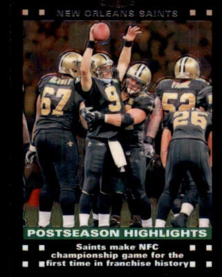 2007 Topps Chrome #TC52 New Orleans Saints PSH - Image 1 of 2