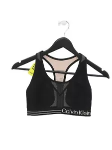 Calvin Klein Women's T-Shirt S Black Graphic 100% Other Sleeveless Basic - Picture 1 of 5
