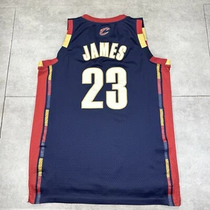 Lebron James Cavaliers Authentic Adidas 2003 2004 Rookie Game Model Jersey - Picture 1 of 16