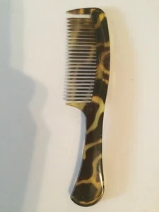 VINTAGE GOODY LEOPARD PRINT BRUSH COMB COMBO 8.5" USA Pocket Travel - Picture 1 of 4