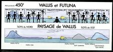Wallis et Futuna Epreuve de Luxe 1992 Yvert bloc 6 Triptyque Bande vues des iles