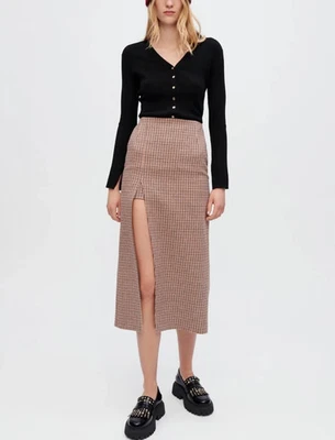 Falda para mujer Maje talla 36 FR/S mezcla de lana con abertura MFPJU00885 Foto 1 de 4