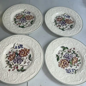 Four Wedgewood Patrician Bogor Salad Plates  8.25” - Picture 1 of 13