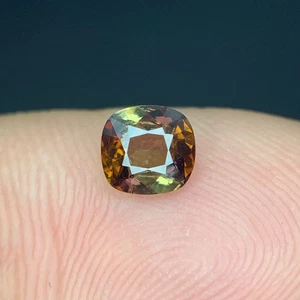 Multi Colour Ultra Rare Axinite Cushion Cut From Pakistan | Loose Gemstone | - Picture 1 of 8