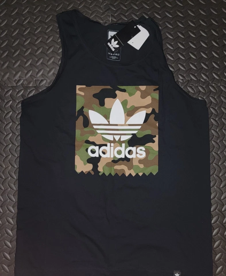 MENS ADIDAS ORIGINALS LOGO PLAY TREFOIL TEE SHIRT SIZE MEDIUM 20 Inches P2P 215