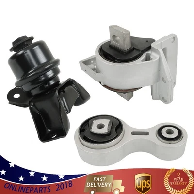 Juego de 3 soportes de motor para Ford Fusion Mercury Milan 2006-2009 A5473 A5474 A5381 Foto 1 de 4