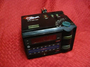 Vintage 1980s 90s GE Nite Jammer AM-FM Alarm Clock Radio Model 7-4607BKA Black - Picture 1 of 7