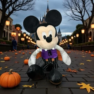 Disney Halloween Mickey Mouse Vampire Plush - Picture 1 of 14