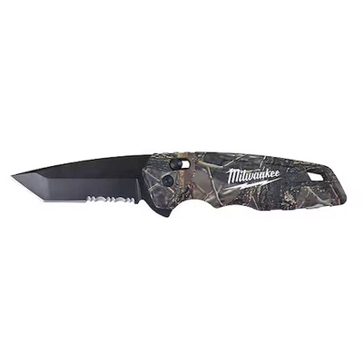 Cuchillo plegable asistido por resorte Milwaukee Tool 48-22-1535 Fastback camuflaje Foto 1 de 4