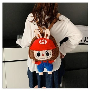 Labubu The Monster Plüsch Figur Rucksacke Tasche Bag BACK PACK 36x27x7cm - Picture 1 of 14