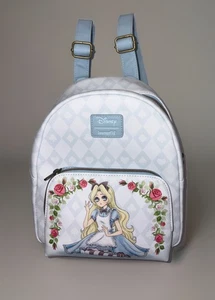 Rare Disney loungefly Alice in Wonderland Japanese Anime style backpack - Picture 1 of 11