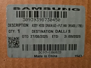 Samsung DC97-18682D Washer Drain Hose Assembly (Replaces: DC97-18682B, DC97-1868 - Picture 1 of 1