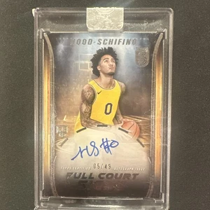 2023-24 Topps Three - Full Court Signs Jalen Hood-Schifino #FCS-JHS /49 (AU, RC) - Foto 1 di 2