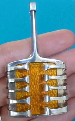 Colgante Bjørn Sigurd Østern para DAVID ANDERSON plata esterlina esmalte MODERNISTA Foto 1 de 4