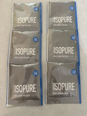 Isopure Zero Carb 100 % 25 g proteína de suero en polvo 6 porciones individuales - vainilla cremosa Foto 1 de 2