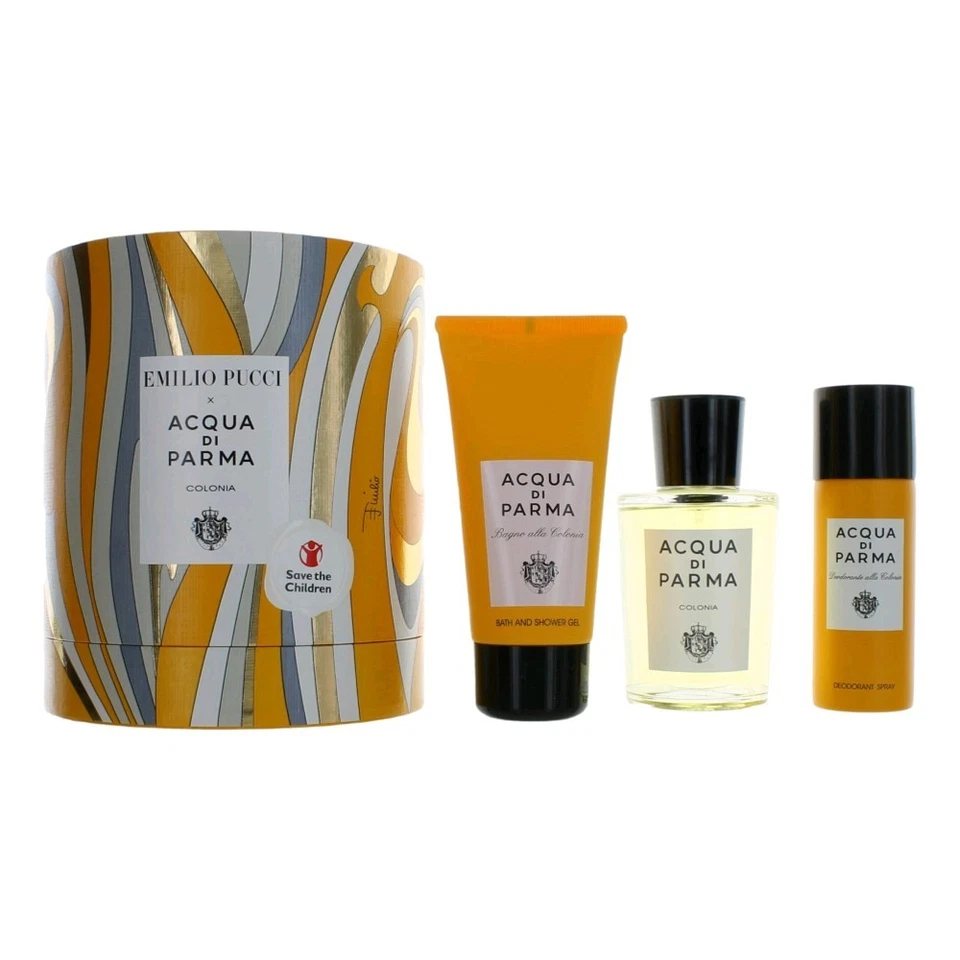 Acqua Di Parma x Emilio Pucci Colonia, Juego de Regalo 3 Piezas para Unisex Foto 1 de 1