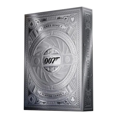 James Bond 007 Carte da Gioco Argento Edizione By theory11 Poker - Immagine 1 di 4