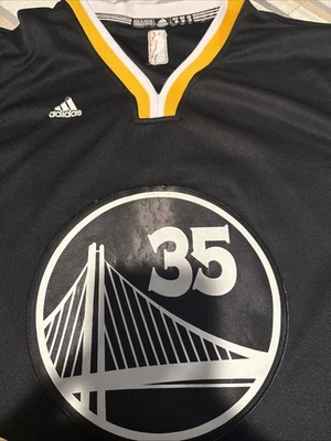 Camisa Golden State Warriors Para Hombre Mediana NBA Baloncesto Durant 35 Adidas  Foto 1 de 4