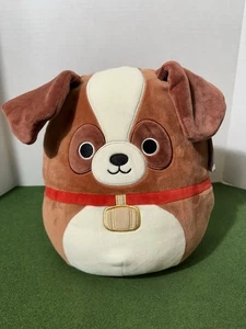 Squishmallow Sassafras The Saint Bernard Dog Large 12” Plush Soft Stuffie • NEW - Picture 1 of 7