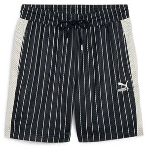 PUMA T7 For The Fanbase Mesh Basketball Shorts Youth Boys Black, White Casual At - Picture 1 of 2
