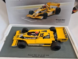 RENAULT RS01 #15 4th US GP 1978 JABOUILLE 1:18 Sparkmodel 18S371 - Picture 1 of 1