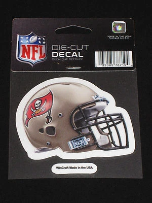 Nuevo Calcomanía Oficial Casco Troquelado NFL 3" x 3.5 Tampa Bay Buccaneers Foto 1 de 2