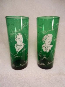 2 WALDGRÜNE BECHER JANE LYNN, WALTER PHILIPS "The Cincinnati Gang" - Bild 1 von 1