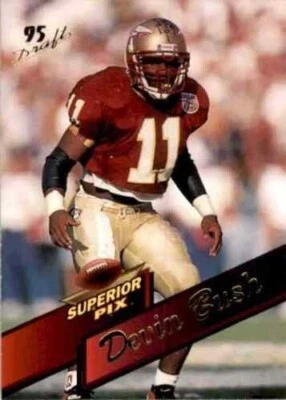 1995 Superior Pix Football Card Devin Bush #29 - Image 1 of 2