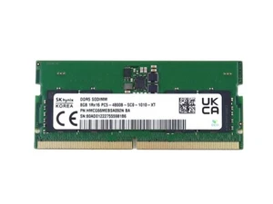 MEMORIA SODIMM SK HYNIX 8 GB 1RX16 DDR5 PC5-38400 4800 MHZ 262 PINES HMCG66MEBSA092N - Imagen 1 de 2