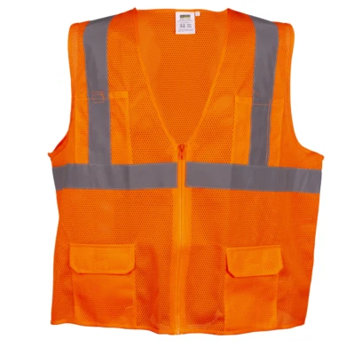 Surveyors Safety Vest, COR-BRITE®, Type R, Class 2: #VS270P Size S - Image 1 of 2