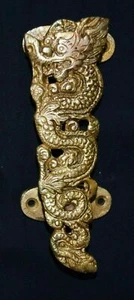 Dragon Design Decorative Door Handle Handmade Brass Unique Idea Furnish Puller - Picture 1 of 6