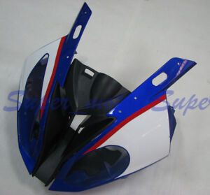 Front Headlight Fairing Nose Plastic For BMW S1000RR S1000 2015-2017 Blue White